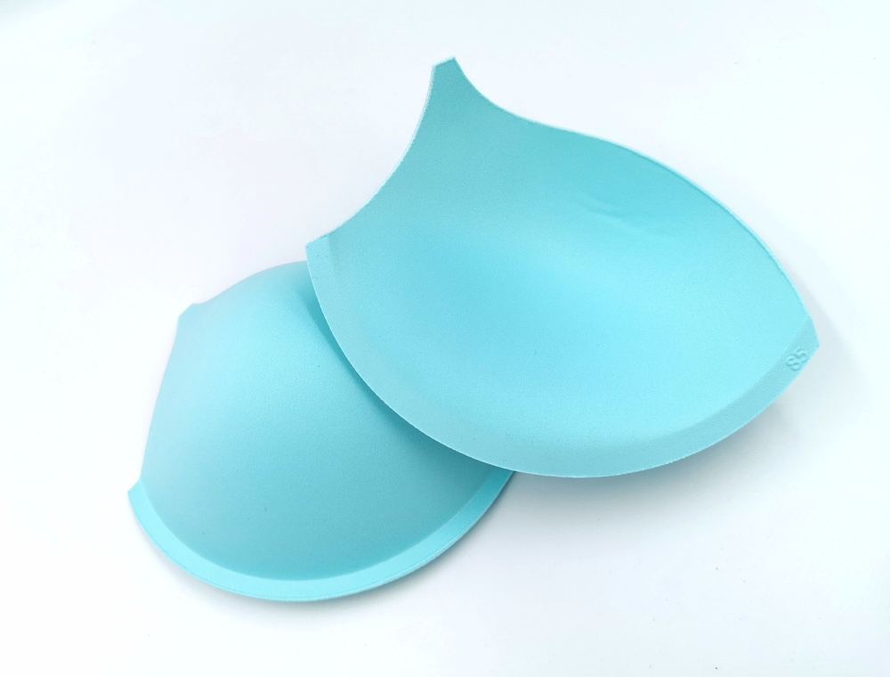 Чашки, с уступом под бретель, пуш-ап, светлая бирюза, (Арт: АС50-422.75В), 70С, 75В, 80А