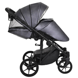 Детская коляска Pituso Luna 2 в 1 Кожа 10210 Кожа/Silver Dark Grey