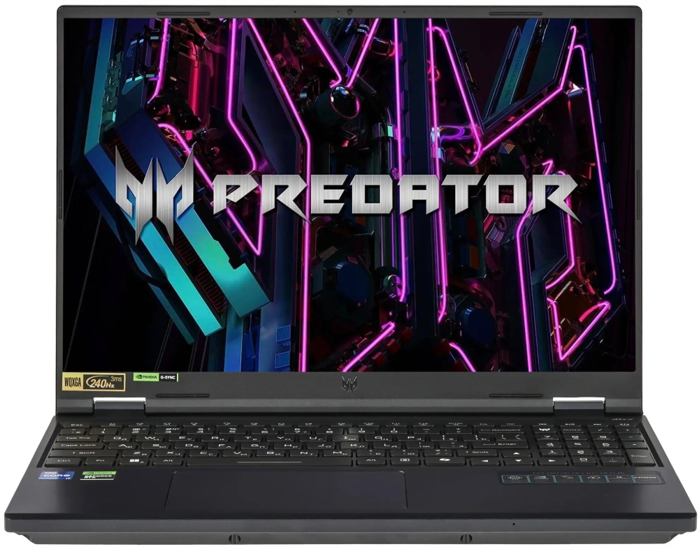 Ноутбук Acer Predator Helios Neo 16 PHN16-71 Intel Core i7-13700HX 16 ГБ RTX 4060 2 ТБ SSD, черный (Obsidian Black)