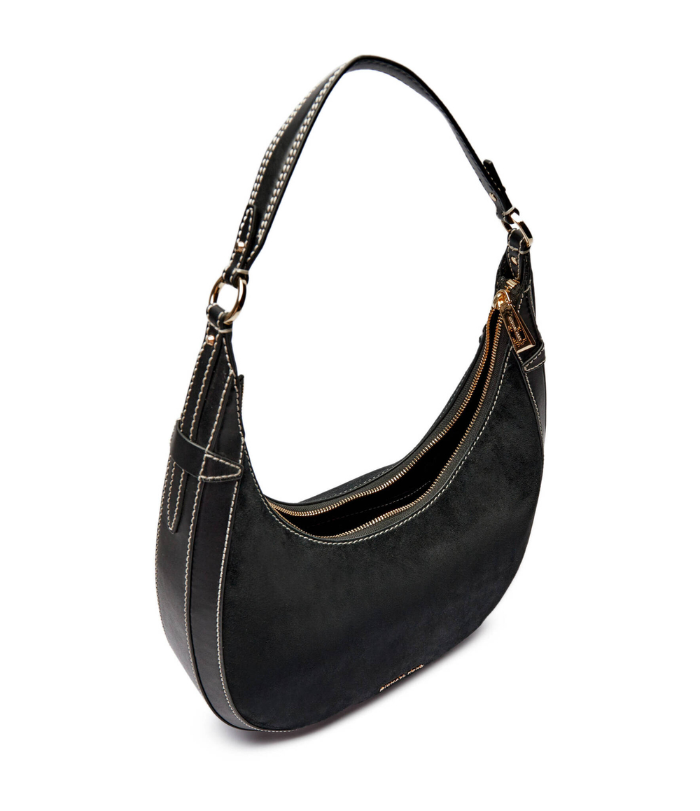 Кожаная сумка хобо Michael Kors - черный(30T4G0PH9S)