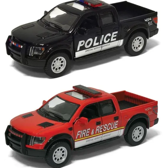 2013 Ford F150 SVT Raptor SuperCrew (Police/Fire Rescue) KINSMART KT5365DPR