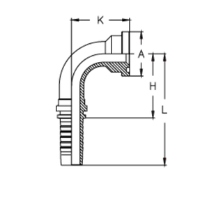 Фитинг DN 32 SFS 1.1/2 63.5 (90)