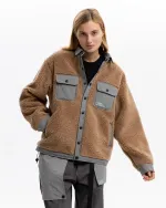 Куртка Outerkit из искусственного меха Nomad Fleece V2 бежевая