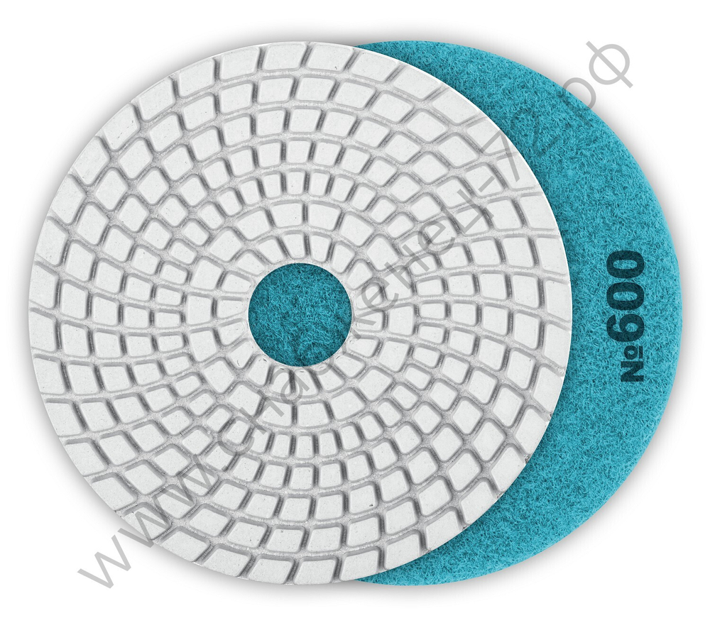 ЗУБР АГШК 100 мм, №600, мокрое шлифование, Алмазный гибкий шлифовальный круг (29866-600)