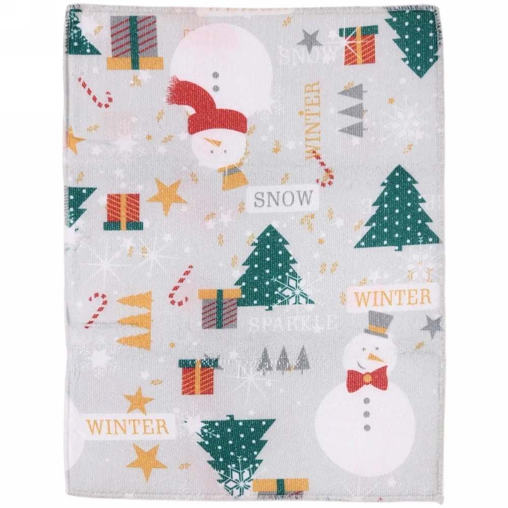 Коврик для сушки посуды 38*50см «Ёлки»