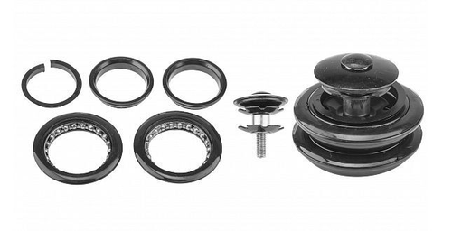 Детали рулевой колонки KL-B411А 1-1/8" безрезьб. полуинтегрир. чёрн., арт. 170119