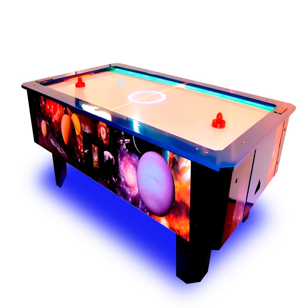 Детский аэрохоккей (180х110х75 см) с подсветкой пола