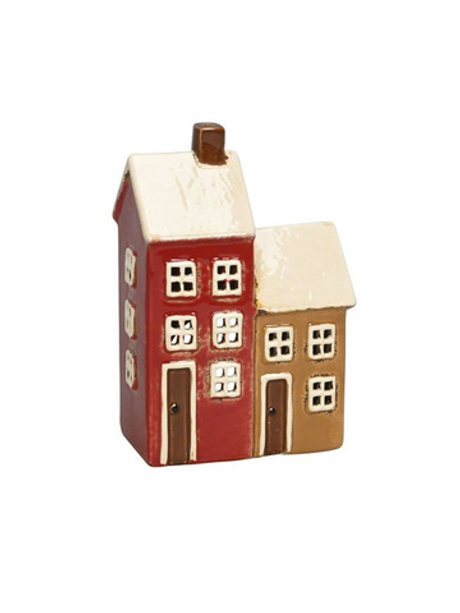 Подсвечник "Двойной домик" 11,5x7xH18 см