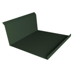 Планка примыкания нижняя Grand Line Velur X Ral 6020 260х122 мм резка