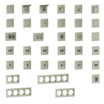Рамка 2-я,  Wave шампань,  серия A07