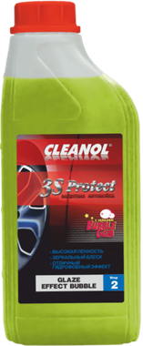 Cleanol 3S Protect: Glanze Effect Bubble 1 л, Step 2 - наношампунь для ручной мойки