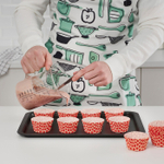 Форма для выпечки кексов IKEA SNOKRABBA (СНОКРАББА), Красный, 65 шт