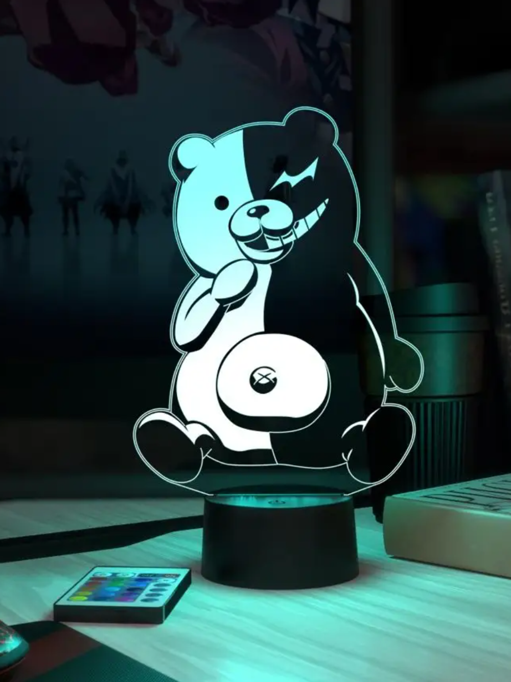 3Д-НОЧНИК "Монокума" (Danganronpa)