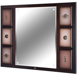 Зеркало настенное Пандора 2 Орех Оберджин Шоколад