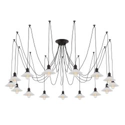 Citilux Эдисон CL451152 Люстра паук Венге