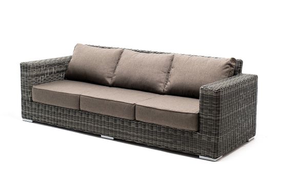 "Боно" лаунж-зона из искусственного ротанга, цвет графит