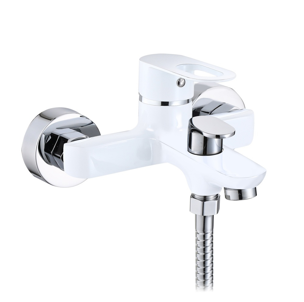 Смеситель для ванны HANSEN H30018-F белый