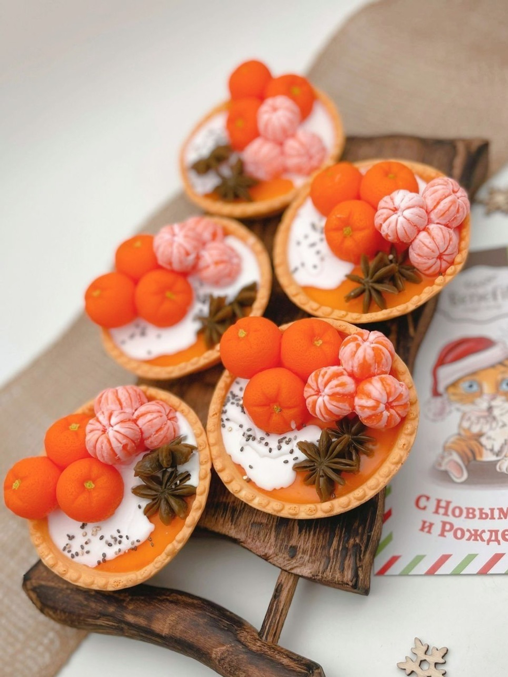 Подарок на НГ мыло Танжерины