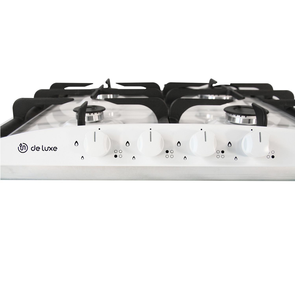 Варочная панель газовая De Luxe 5840.00гмв-054ЧР белый