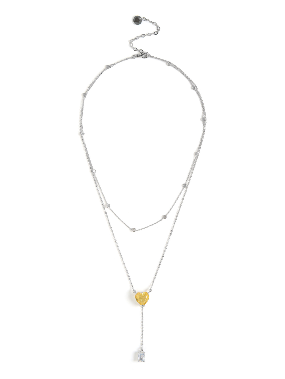 Сотуар "Yellow heart" Silver