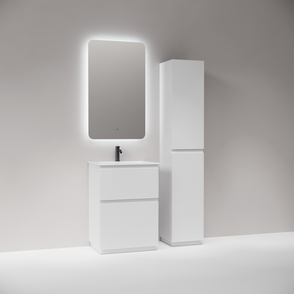 Тумба напольная Sancos Folk Floor 590х445х850, c двумя ящиками оснащенными доводчиками, Bianco, арт.FL60FW