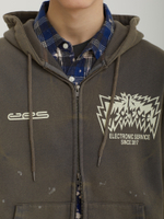 Мужская Толстовка Y.e.s Painted Zip Up