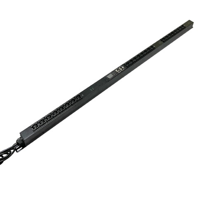 Блок распределения питания вертикальный 0U 32A с индикацией имониторингом по каждому банку 16А, однофазный Вых:24ХС13/С19Вх:IEC309Х3м