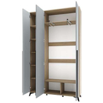 Прихожая с зеркалом комплект мебели Сатин 280х41,1х220 см