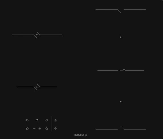 Стеклокерамическая панель De Dietrich DPV4605HB