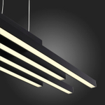 SL933.403.04 Люстра подвесная ST-Luce Черный/Белый,Черный LED 1*38W 3000K/4000K/6000K