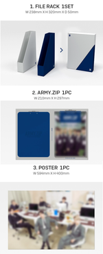 BTS - 8th Term ARMY Membership Kit Office Life Concept