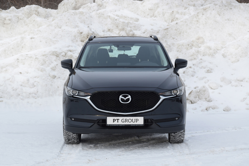 Рейлинги "Комфорт" МАЗДА CX-5 (2017-Н.В.) черный / PT-Group