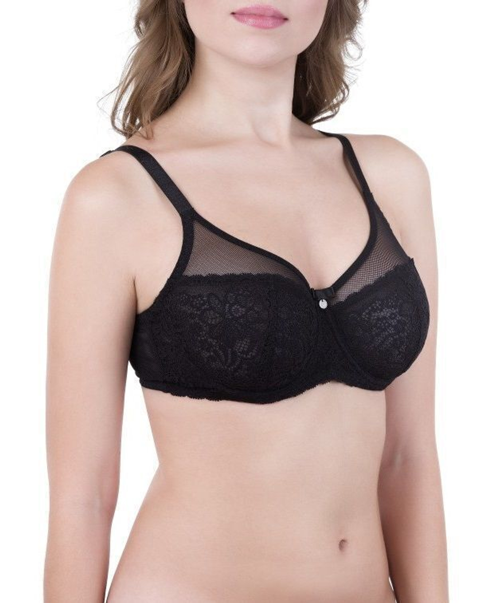 Легкий бюстгальтер в кружевном стане Patrice (Размер: 80D) (Цвет: белый)