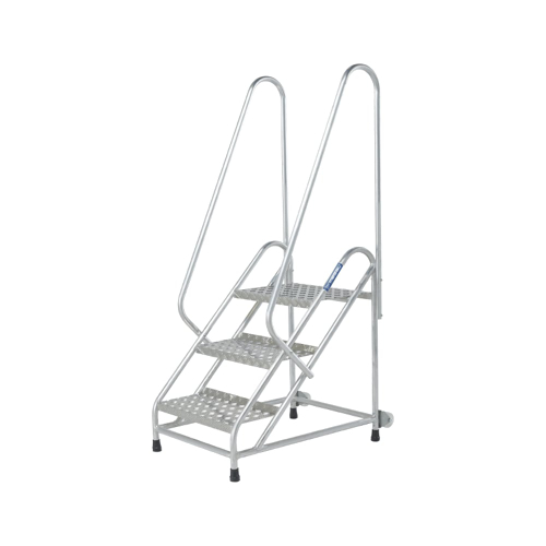 Передвижная монтажная подставка MEGAL (тип 2) 3 ступени с двумя поручнями