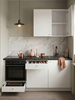 Кухонный гарнитур, 182х60х200, Кнок, KNOXHULT (КНОКСХУЛЬТ), белый, Dipriz