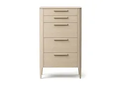 Комод Type oak высокии? 5 ящиков (беленый дуб)