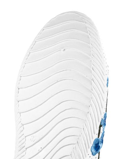 Туфли "Весна" жен. 72-11 (белый/цветоч. принт)