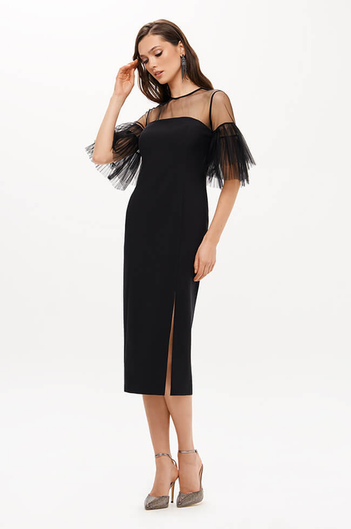 51716 Платье женское (черный)