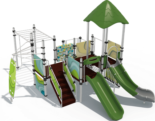 Детский городок Фиджи, комплектация 1 (паттерн Papercut)