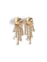 Серьги "Shell chandelier" Gold