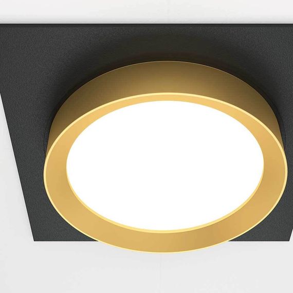 Встраиваемый светильник Maytoni Hoop DL086-GX53-SQ-BG