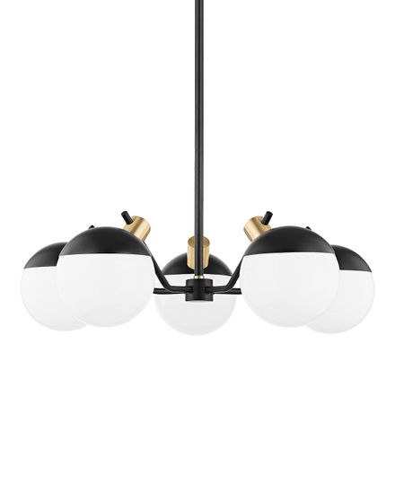 Чёрная люстра “Миранда”