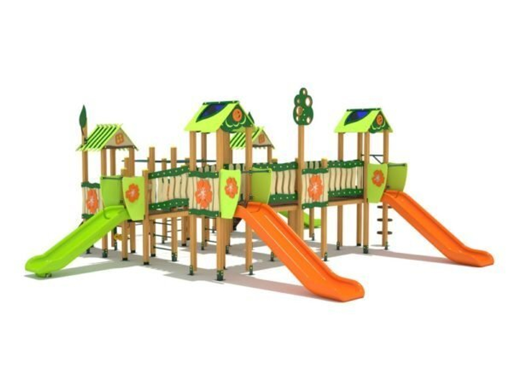 Игровой комплекс ДГС-10 Эколес от 5 лет для детской площадки