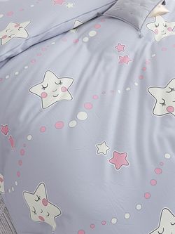 Наволочка комплект 2шт перкаль Сказка "Спящие звезды" 50x70 см на молнии