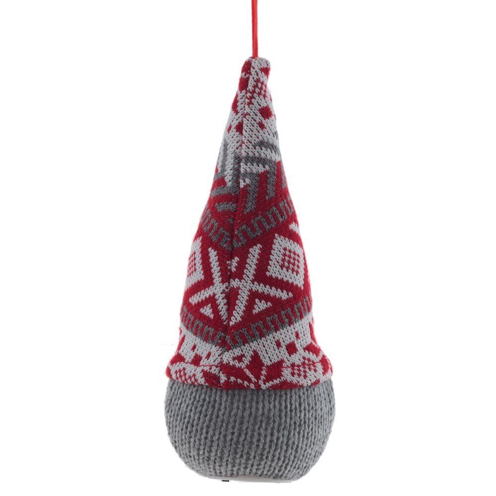 GAEM Игрушка набивная подвесная "Гном" (3xLR44), L7 W7 H19 см, 4в.