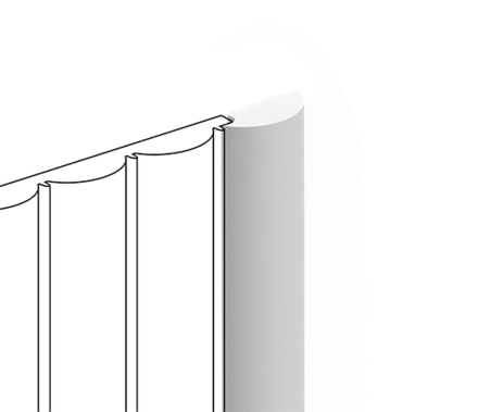 Финишный молдинг HiWood, 270x2,7 см