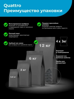 Корм сухой для собак Французский бульдог, лосось 3 кг