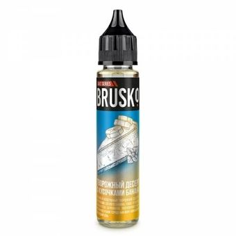 Жидкость BRUSKO Salt 2% 30 ml - Творожный десерт с кусочками банана
