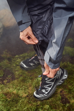 Юбка Nothomme Blue Metallic Nylon Tooling Half Skirt "Blue Gray"