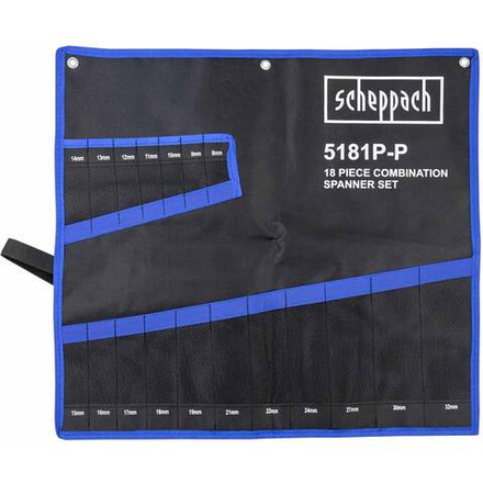 Органайзер тканевый Scheppach для набора ключей 18 пр. Sch-5181P-P(59120)
